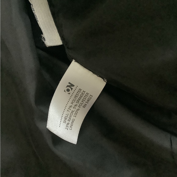 Old Navy Swing Jacket Blazer Suit Dress Black M Three Quarter Sleeve - Picture 4 of 7